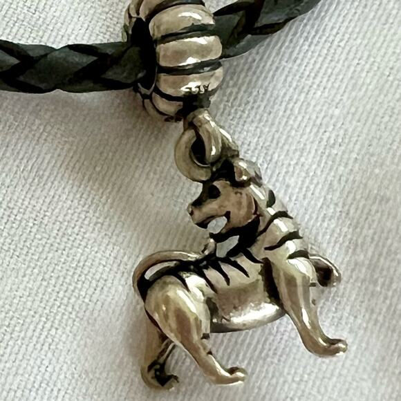 Pandora leather bracelet with Chinese Tiger Dangle Charm 791102 - Picture 5 of 15